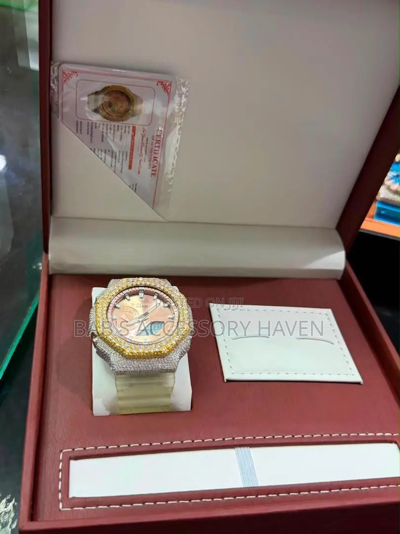 Luxury G Shock Moissanite