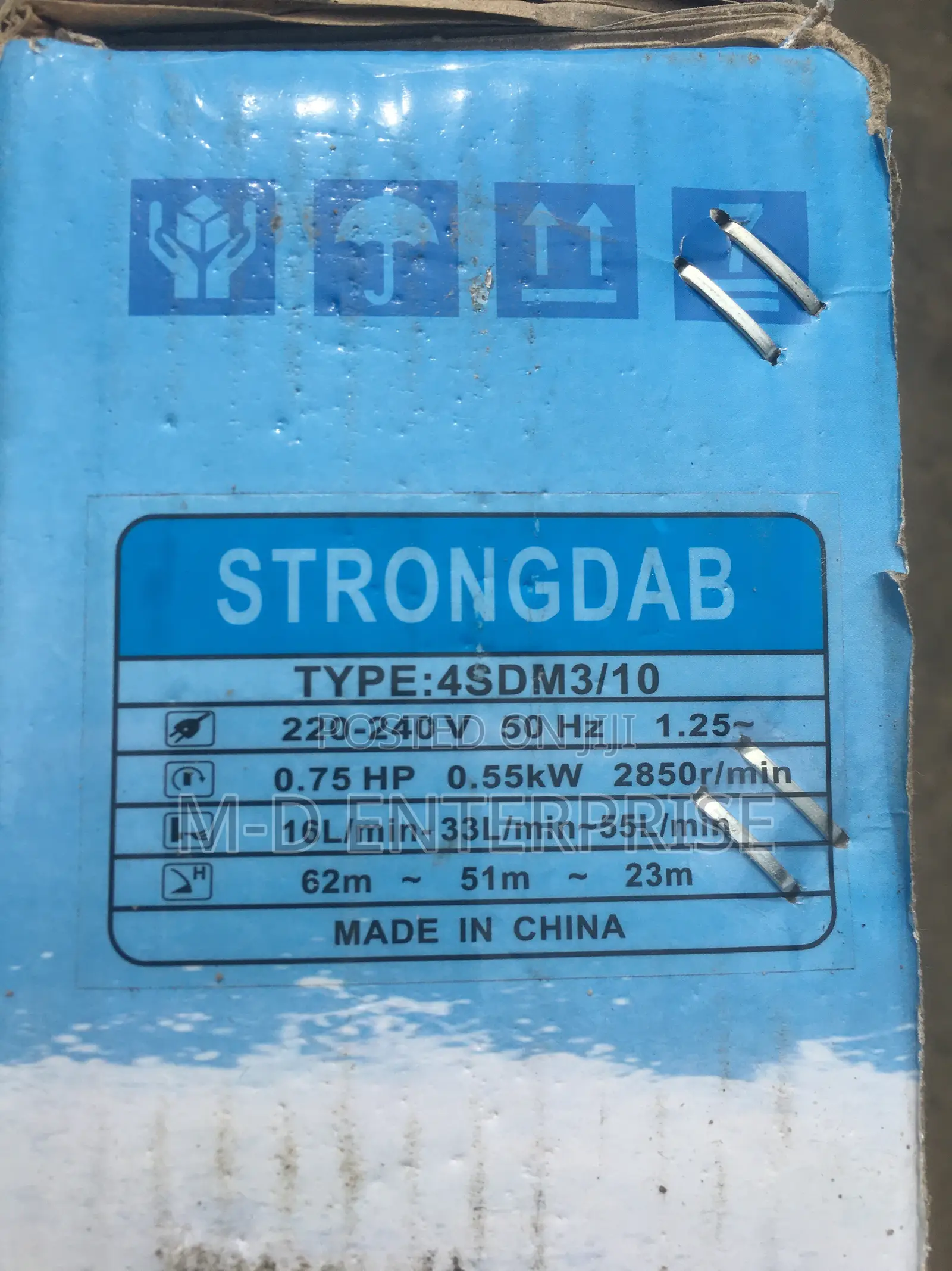 3/4hp Submersible Pump