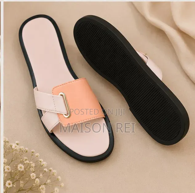 Luxury Ladies Flat Slide | Premium Comfortable Fashion Footwear