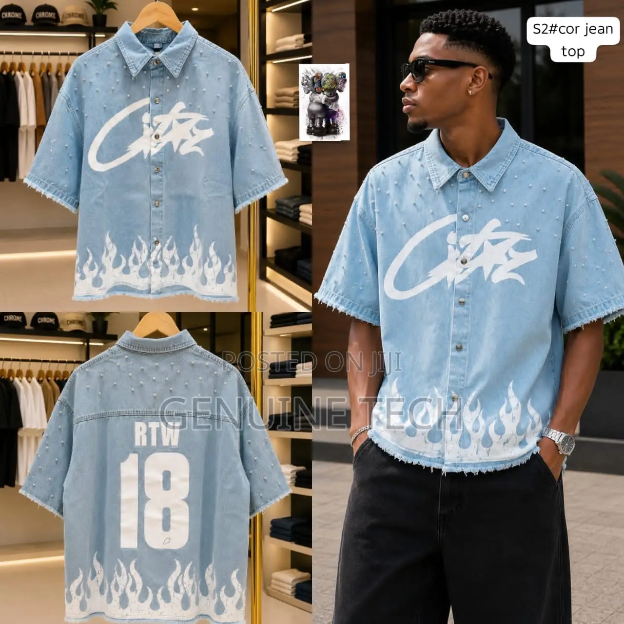 *High Quality Cortierz Jean Top*