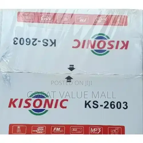 Kisonic Ks-2603 3.1 Channel Bluetooth Home Theater System 60w