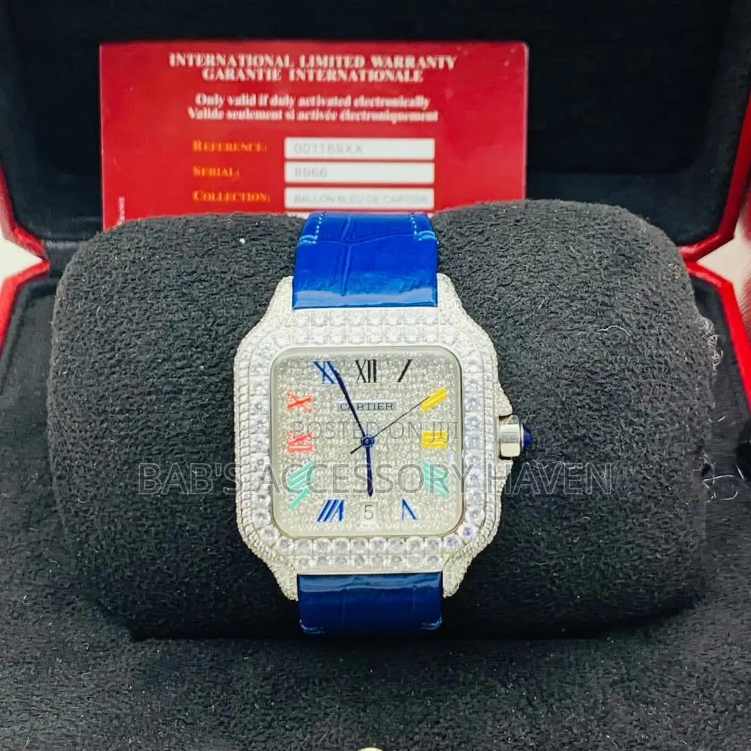 High Quality Cartier Full Stone  Battery