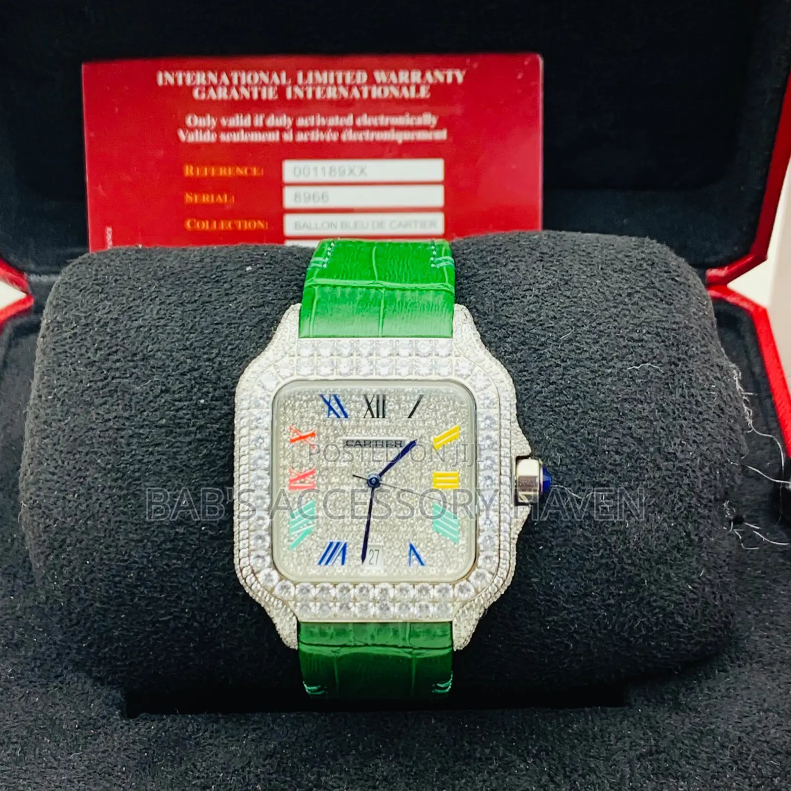 High Quality Cartier Full Stone  Battery