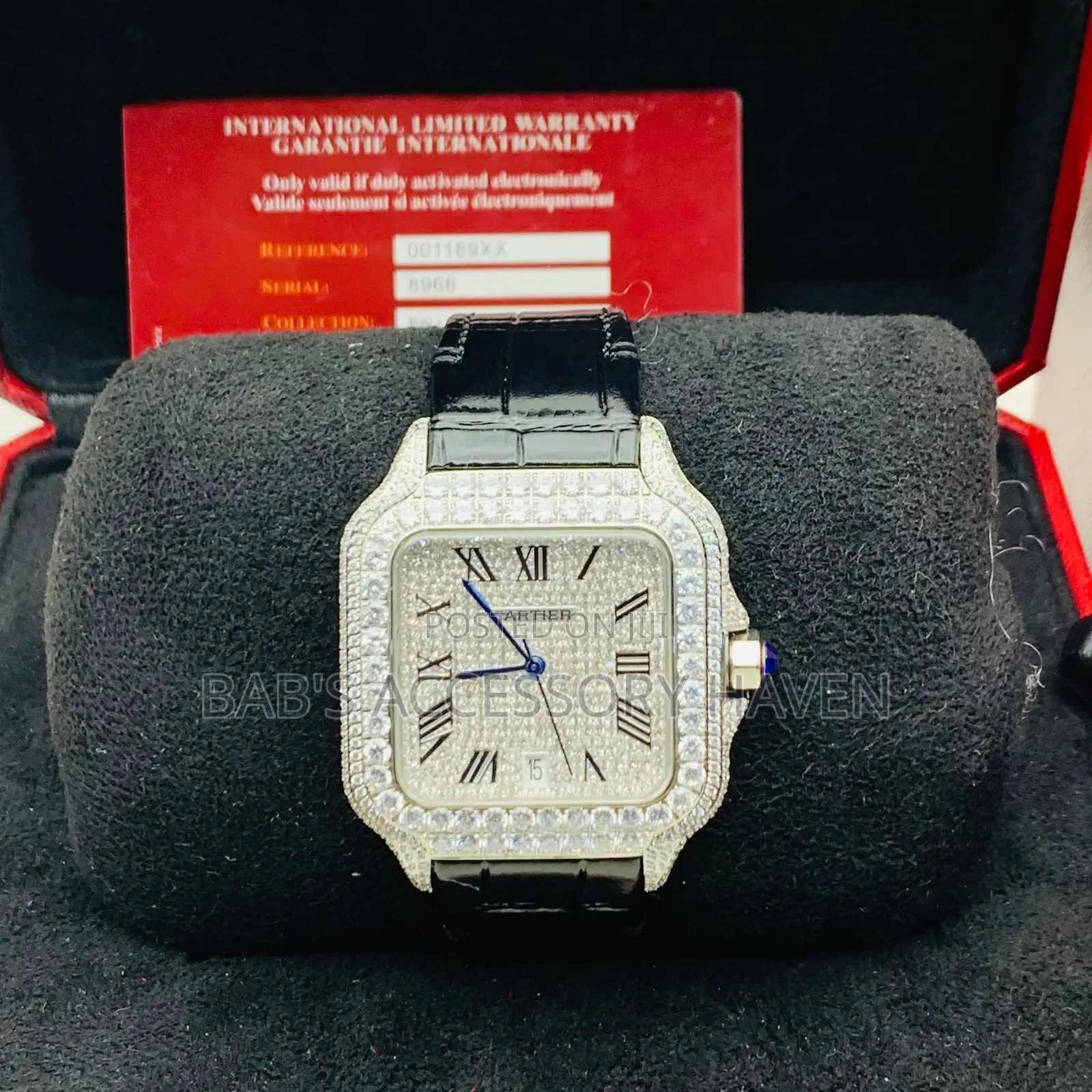 High Quality Cartier Full Stone  Battery