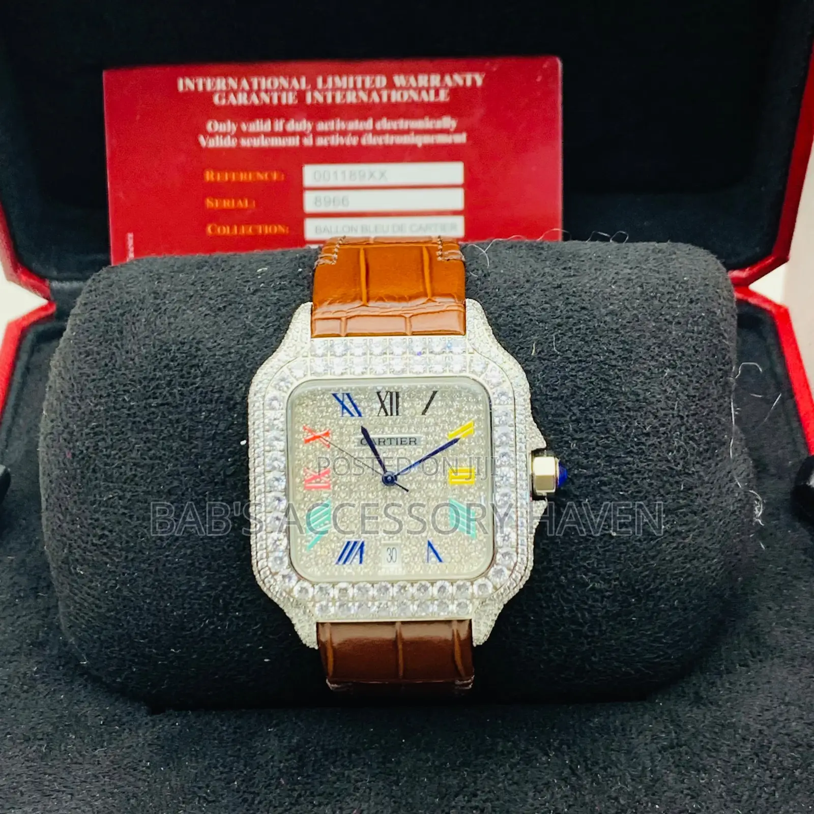 High Quality Cartier Full Stone  Battery