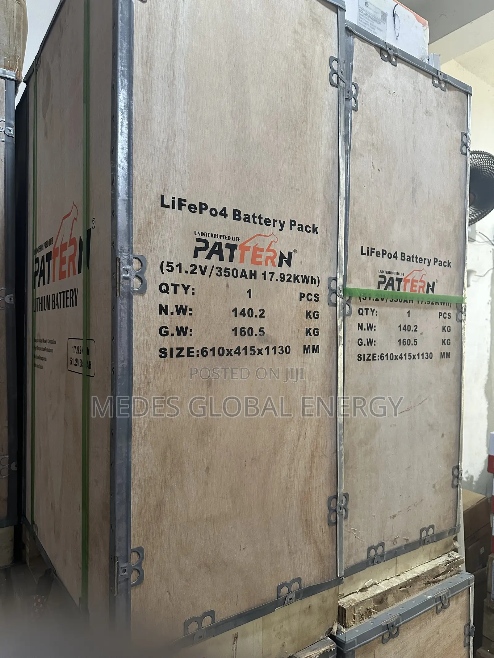 17.82kwb 51.2v Patrern Lithium Battery!!
