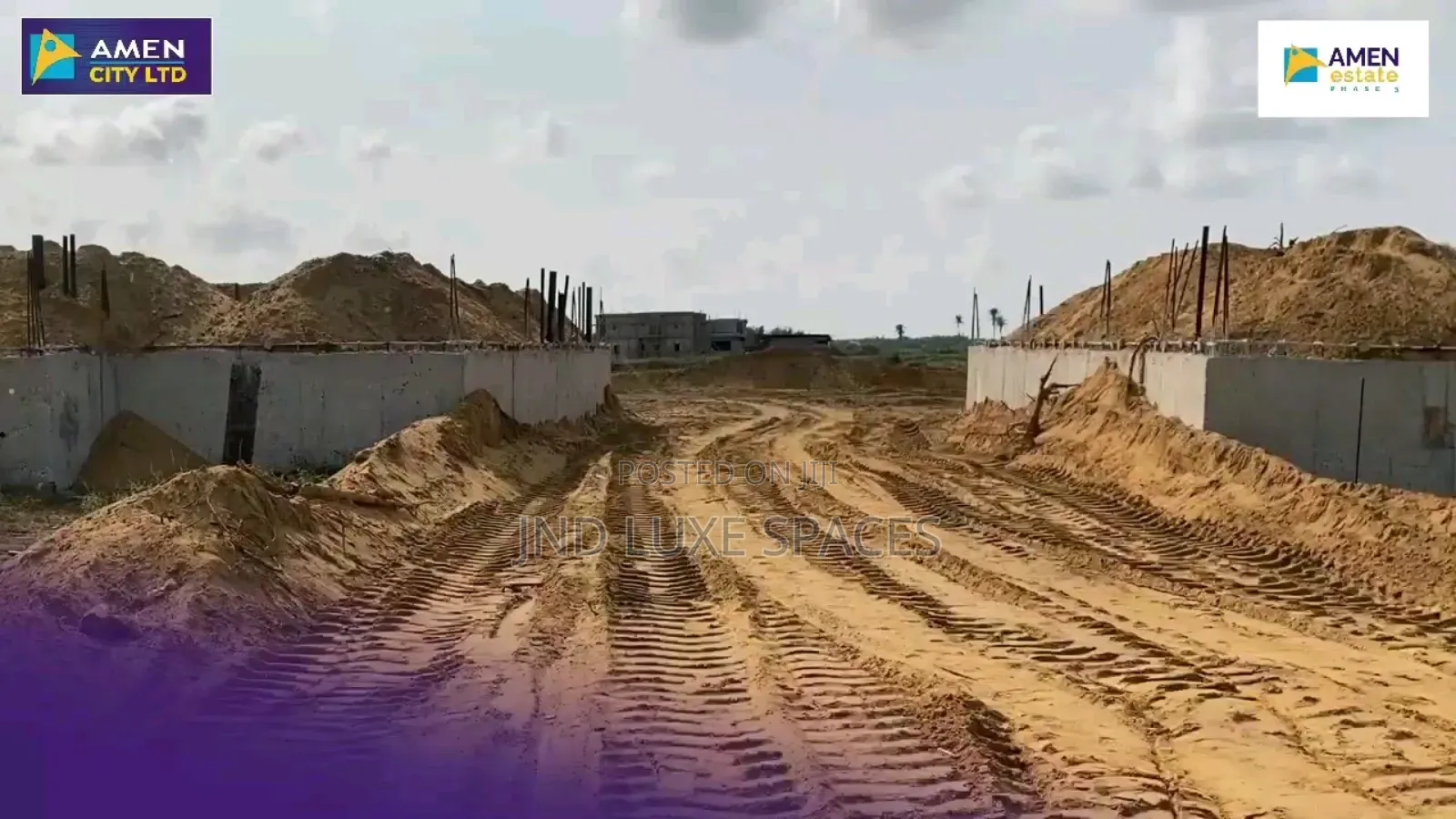 Carcass on 500sqm of Land Available at Amen Estate Phase 3