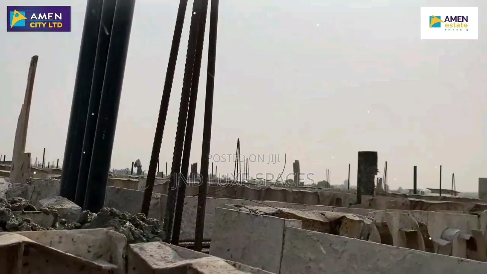 Carcass on 500sqm of Land Available at Amen Estate Phase 3