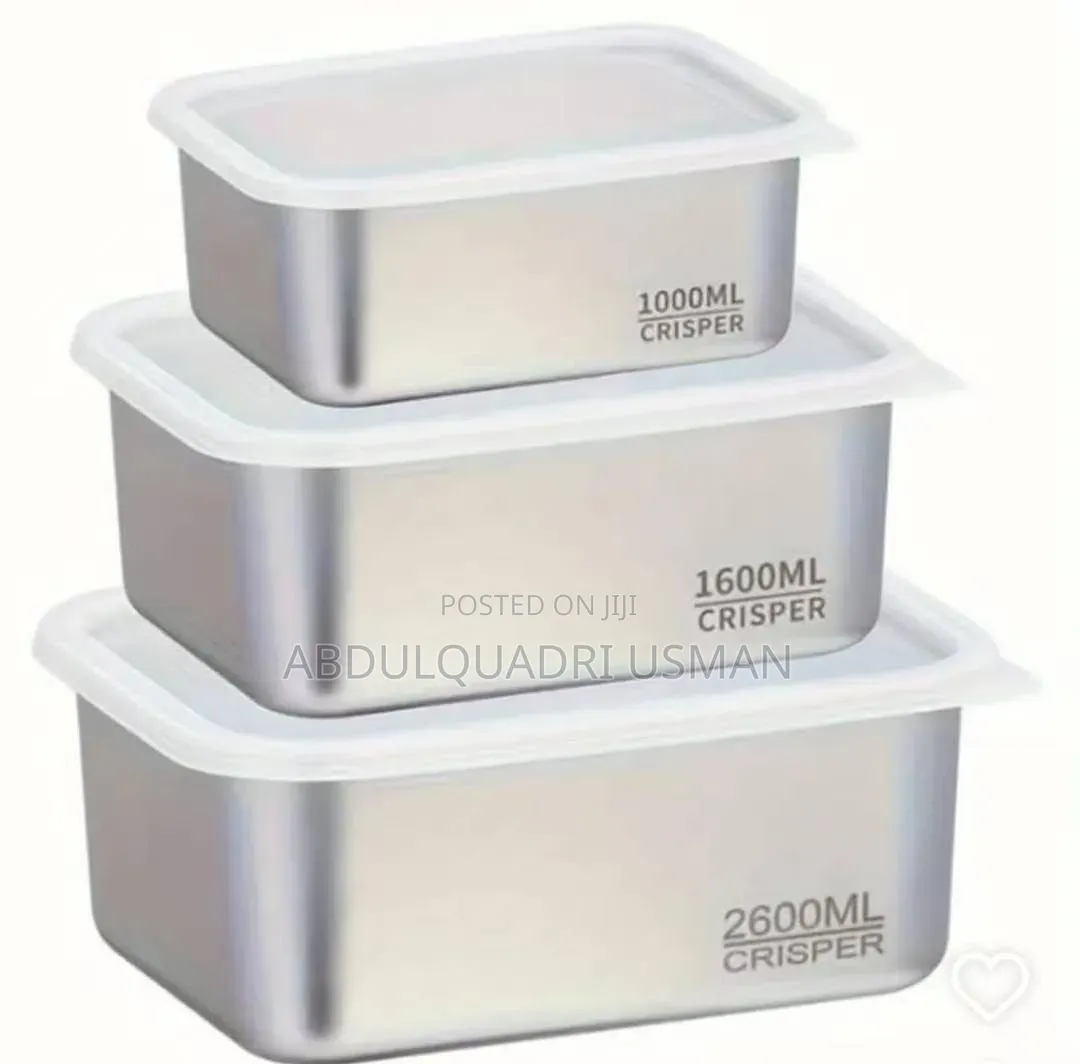 3in1 Stainless Steel Storage.
