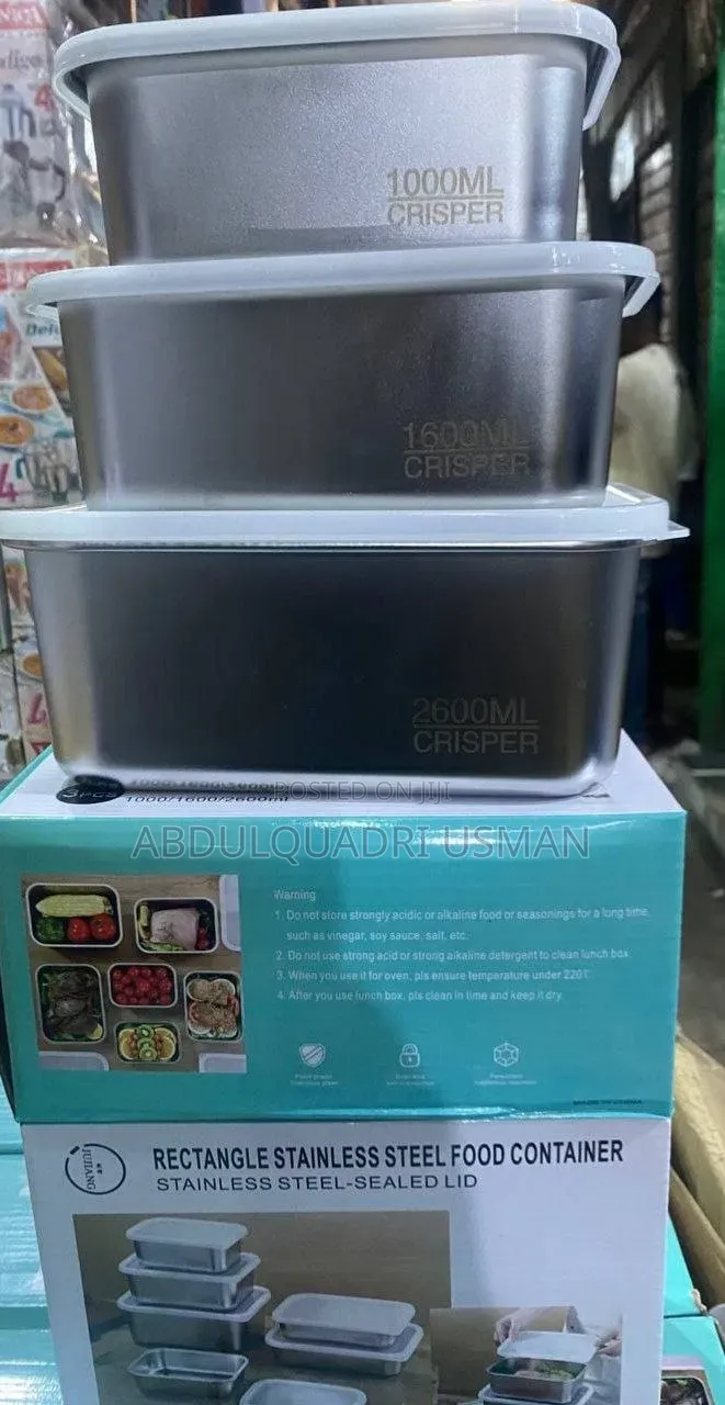 3in1 Stainless Steel Storage.