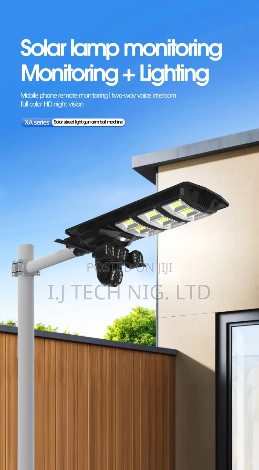 Solar Light 2 in 1 HD PTZ Solar Camera V380pro.