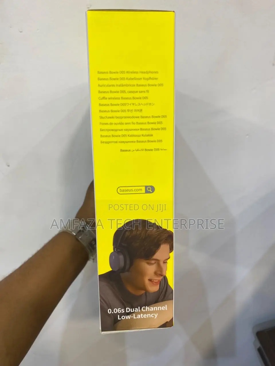 Baseus Bowie H1i Noise Cancelling Wireless Headphones – Cluster Black