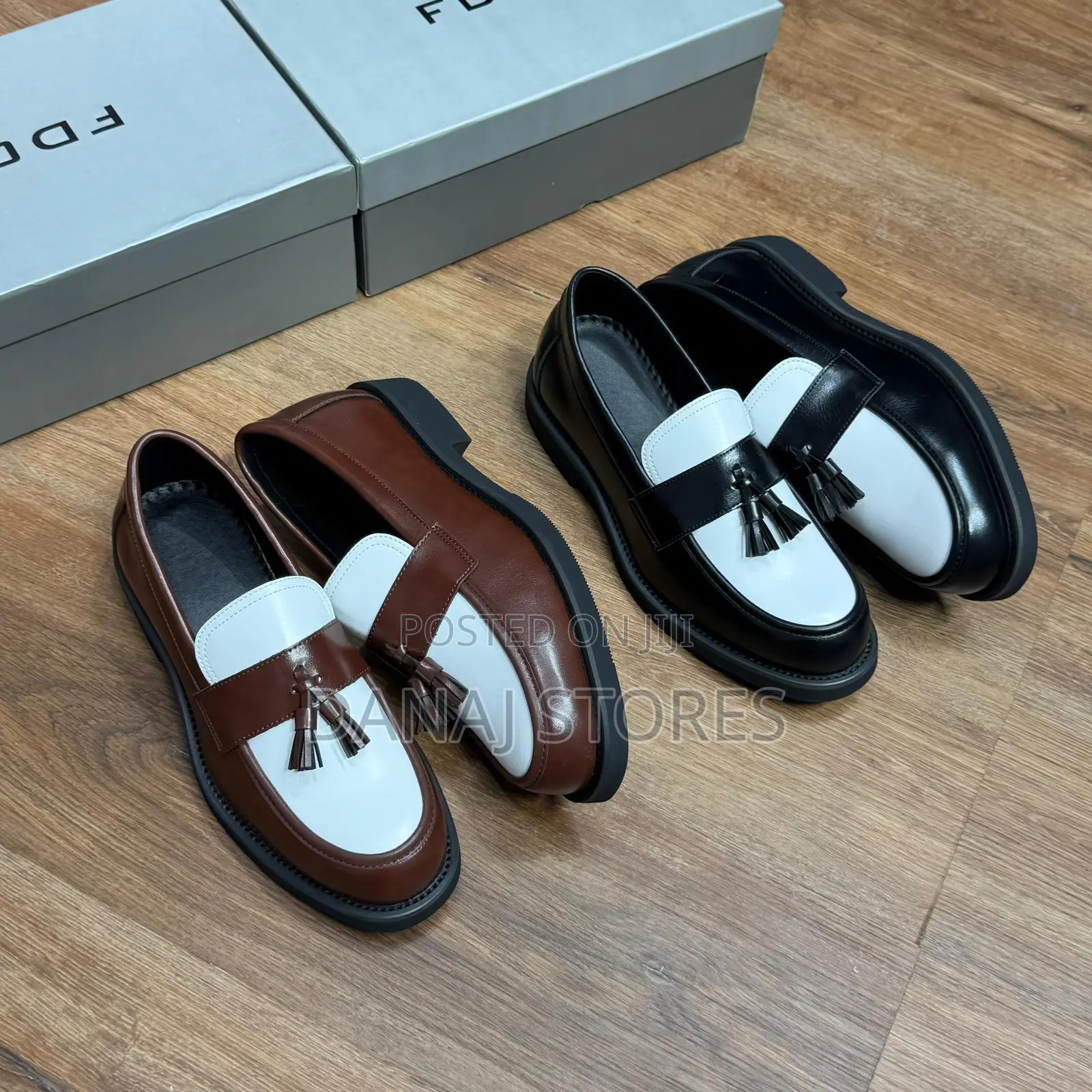 High Quality FDCP Two-Toned Loafers Shoe