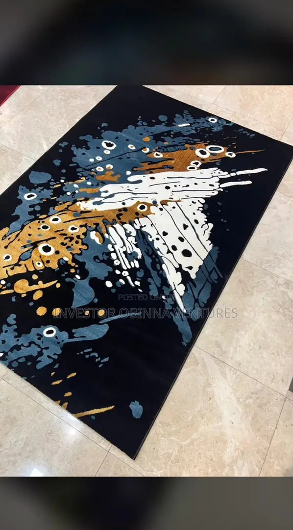 Vip Modern Royal Luxury Cream Gold Turkey CENTER RUG