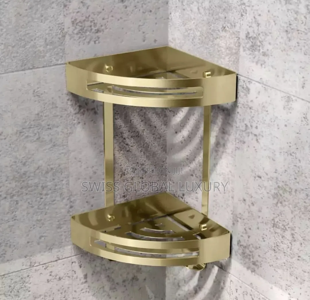 High Grade Bathroom Corner Shelf, Available in Different Colors