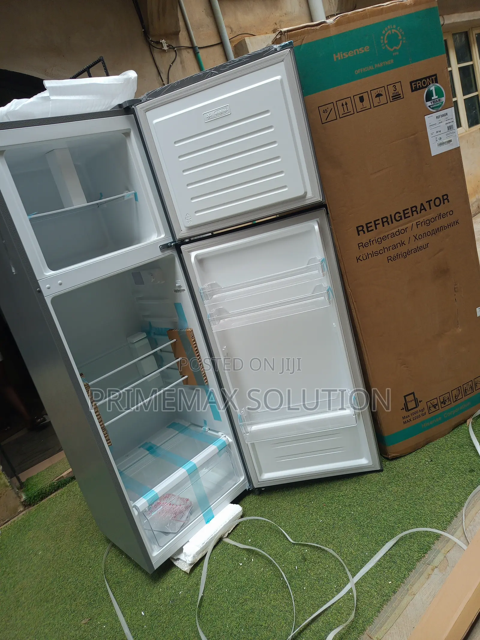 Upgrade Your Kitchen With Hisense 306DR Double Door Fridge