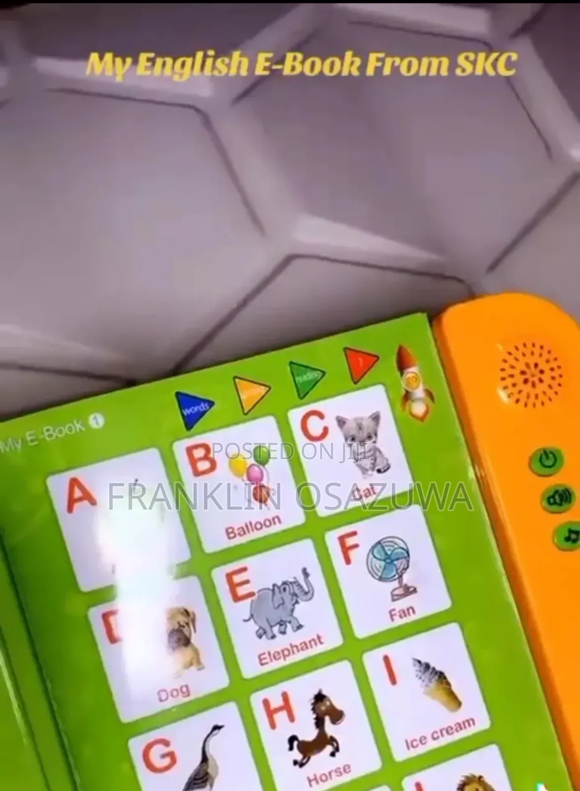 My English E Book Educational Kids Toy