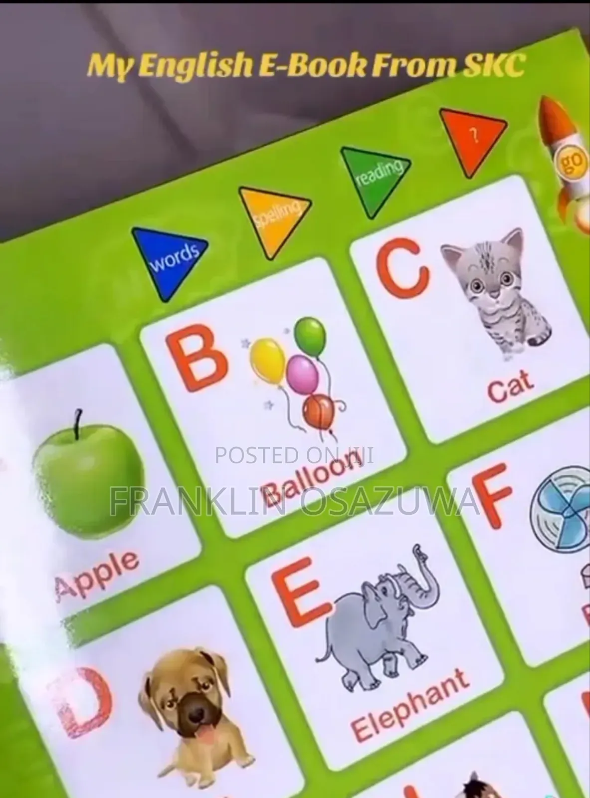 My English E Book Educational Kids Toy