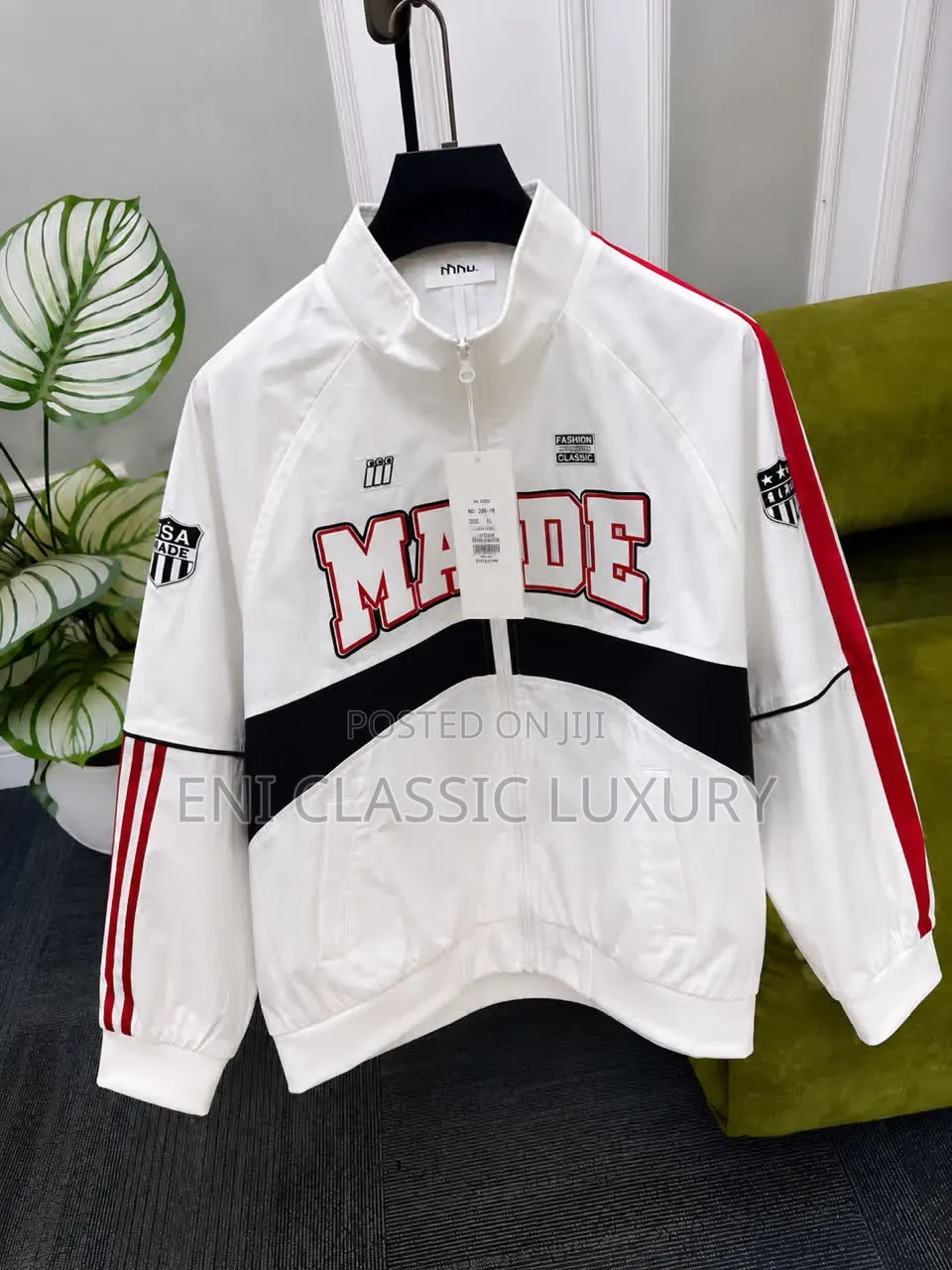 New Premium Luxury Zip-Up Jacket Best Quality Well Branded