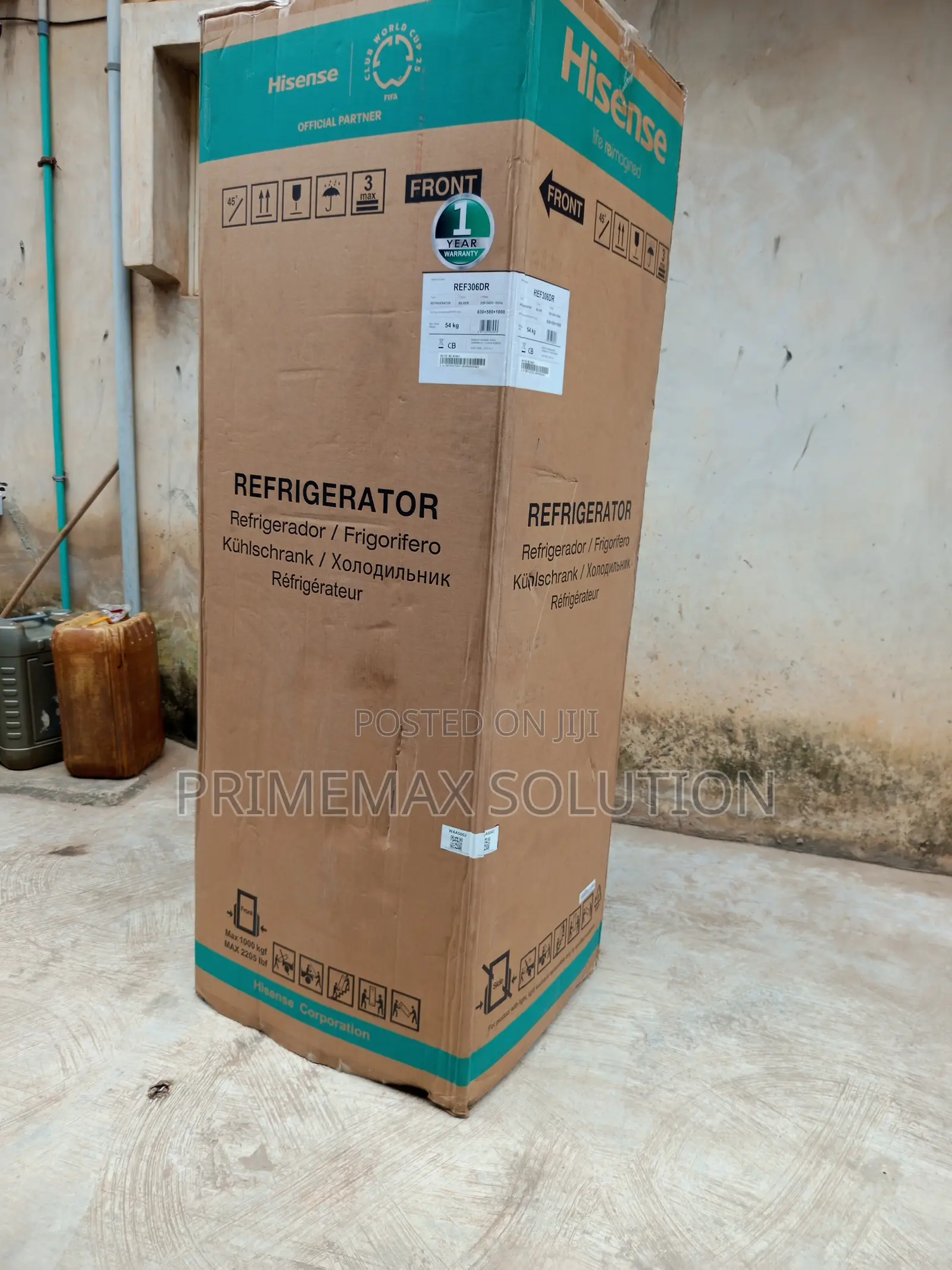 Hisense 306DR: Spacious Top Freezer Double Door Fridge