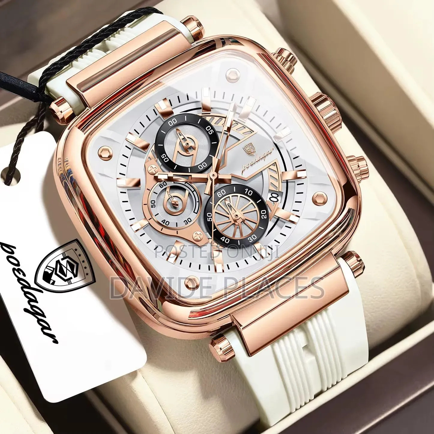 Poedagar 922 Chronograph, Waterproof Unisex Wristwatch