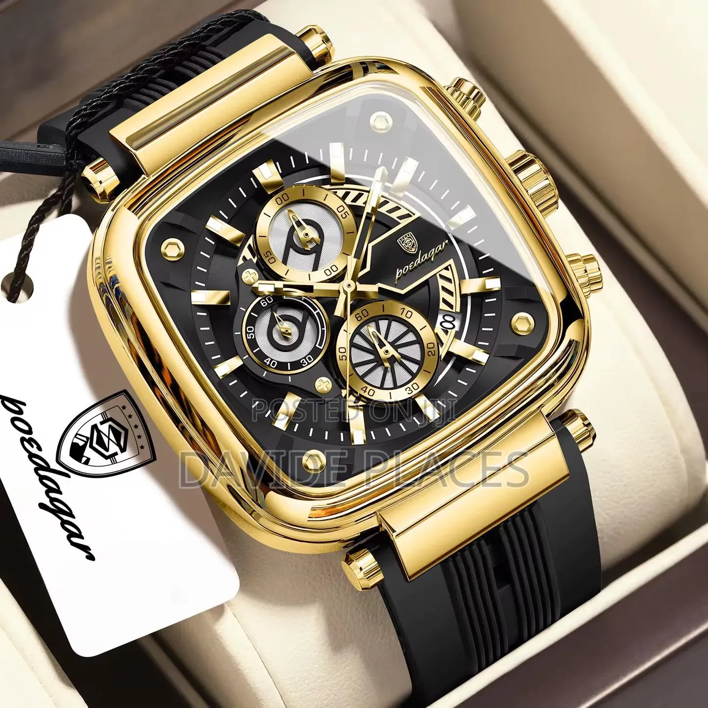Poedagar 922 Chronograph, Waterproof Unisex Wristwatch
