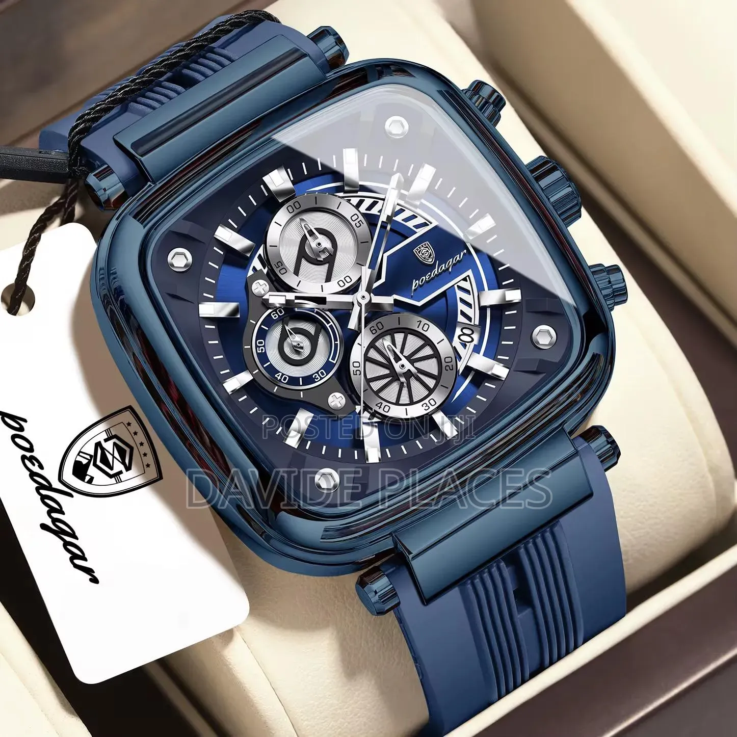 Poedagar 922 Chronograph, Waterproof Unisex Wristwatch
