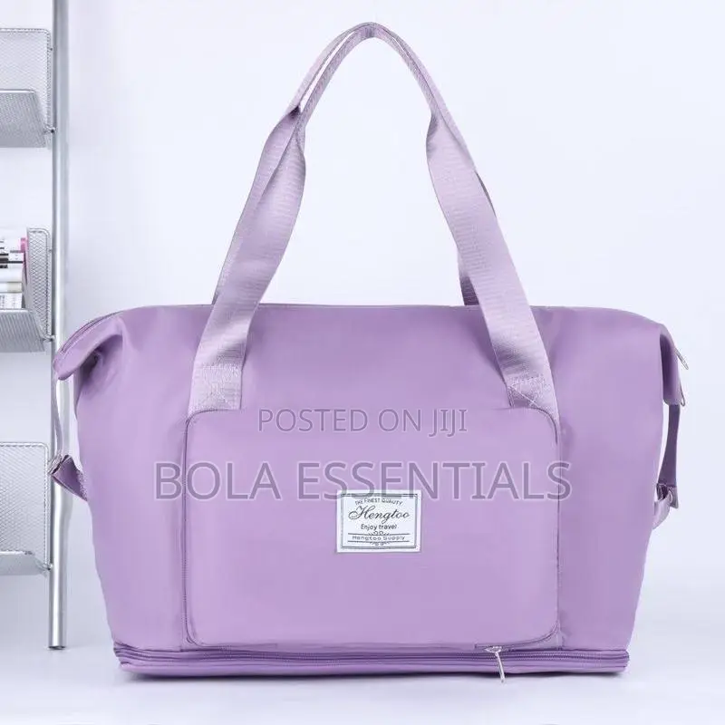 1 Large Capacity Foldable Travel Duffel Bag Lightweight