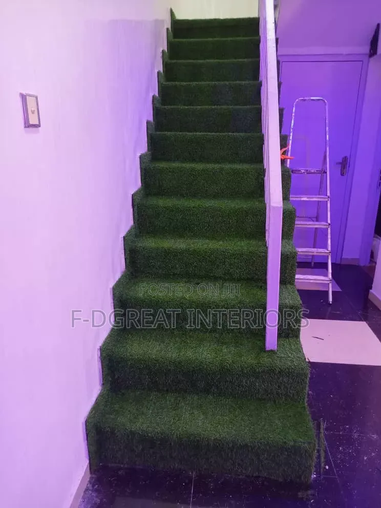 Green Grass Rug for Stair Case and Floor