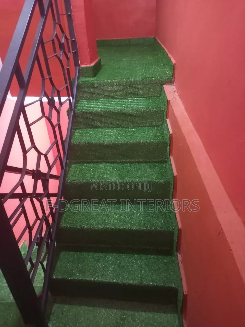 High Quality Thick Synthetic Stair Case/ Garden Grass