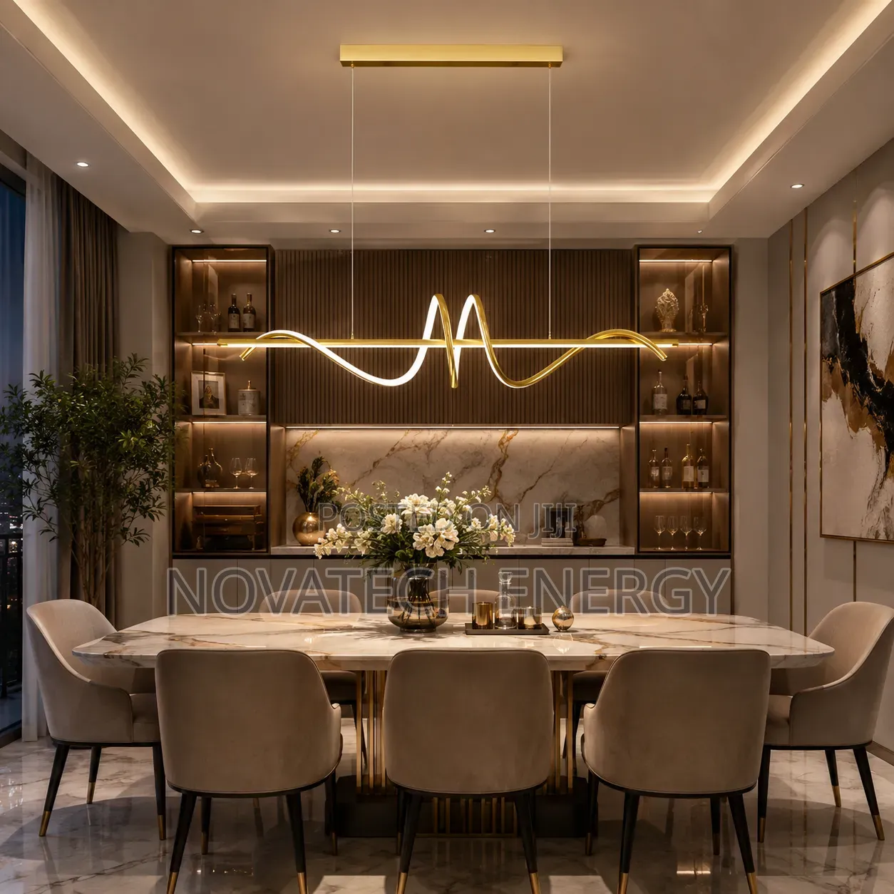 Nordic Quality Dinning Dropping Chandelier LED Light