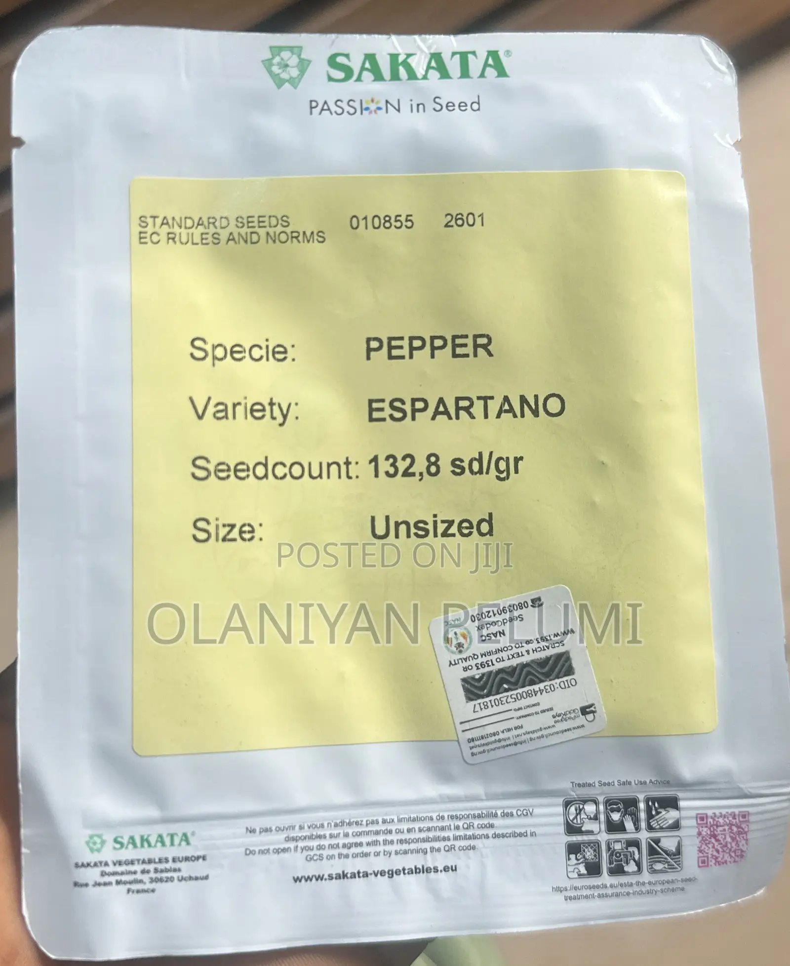 Espartano F1 Sweet Pepper Premium Hybrid Bell Pepper