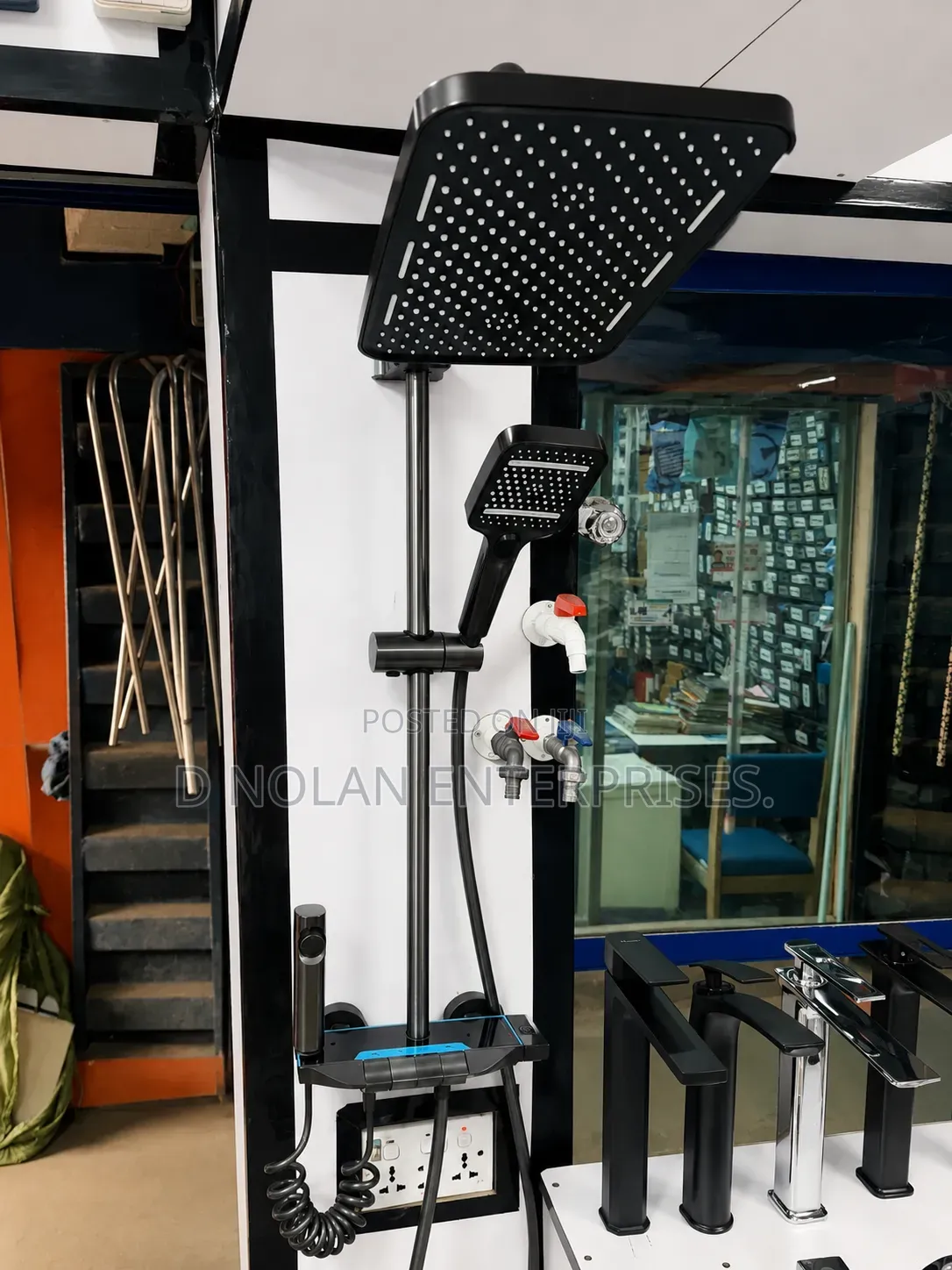 Premium Quality Gray Piano  Shower