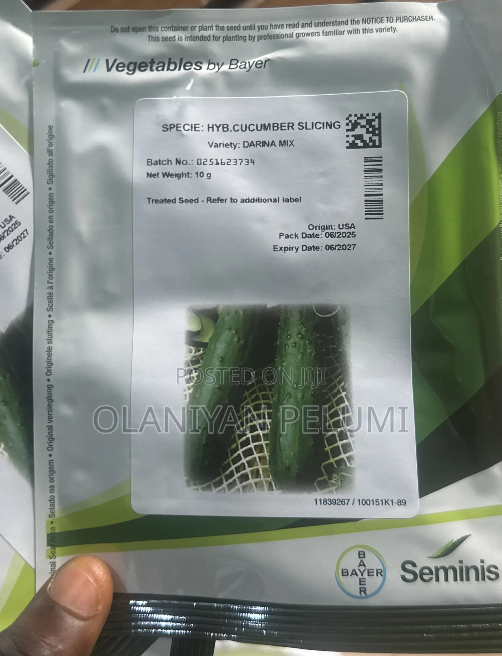 Darina Mix F1 Slicing Cucumber