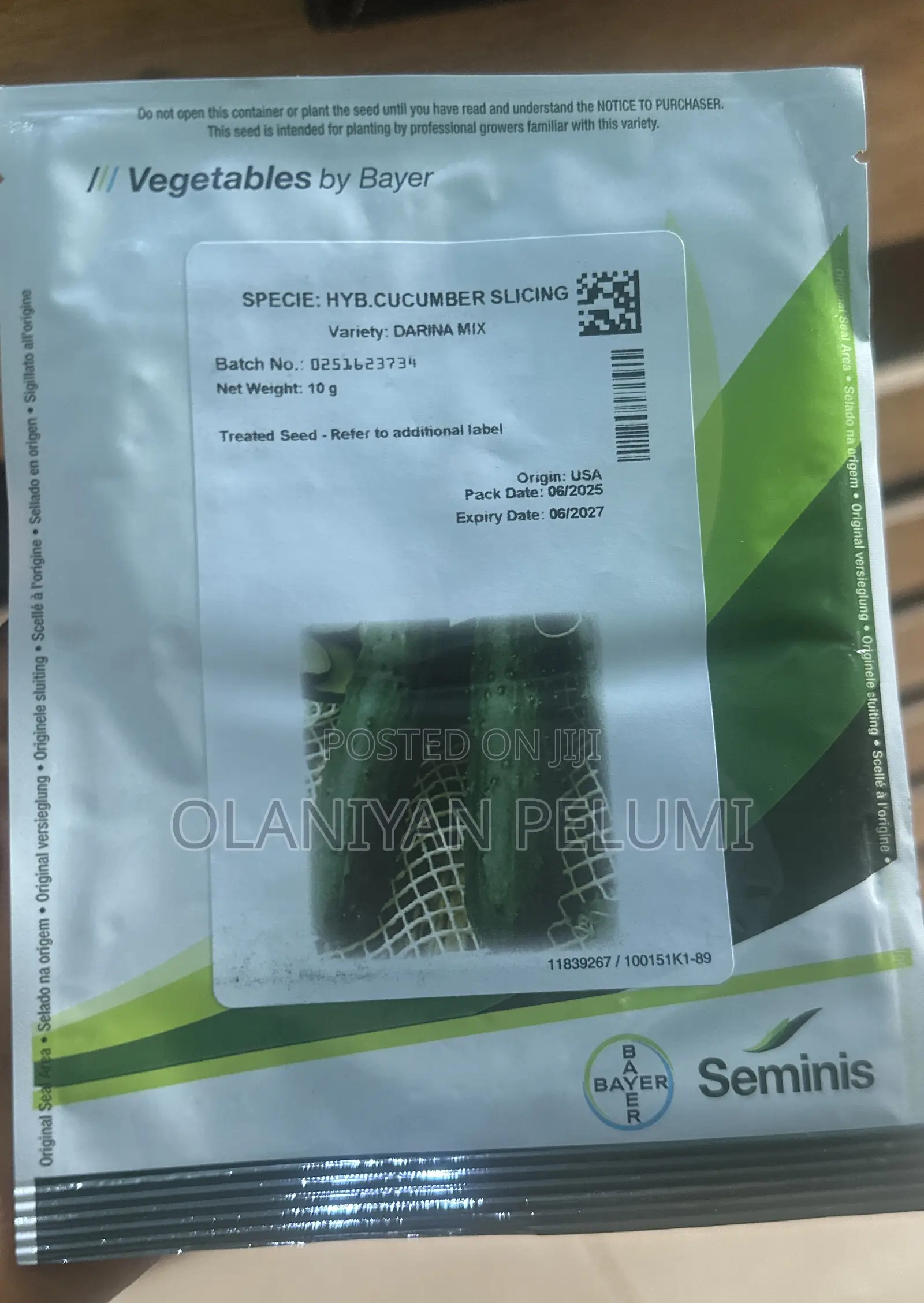 Darina Mix F1 Slicing Cucumber