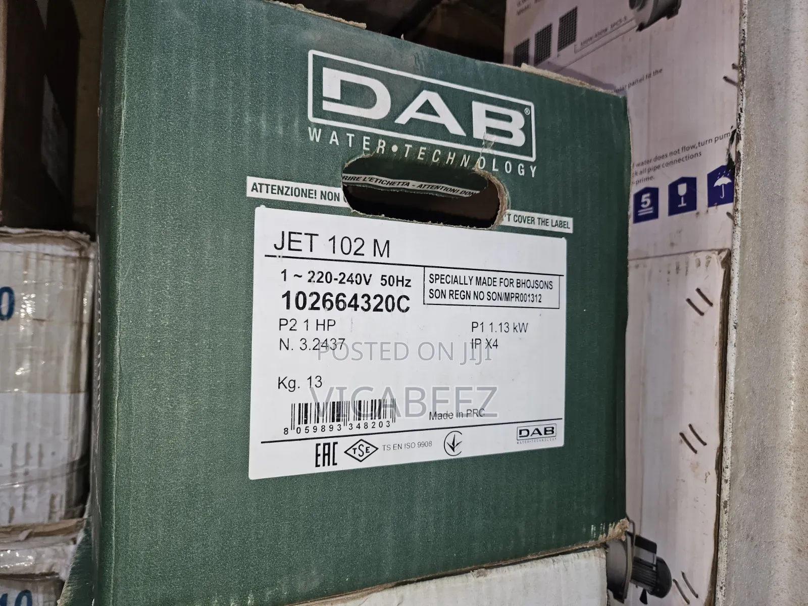 Dab 1hp Water Pump