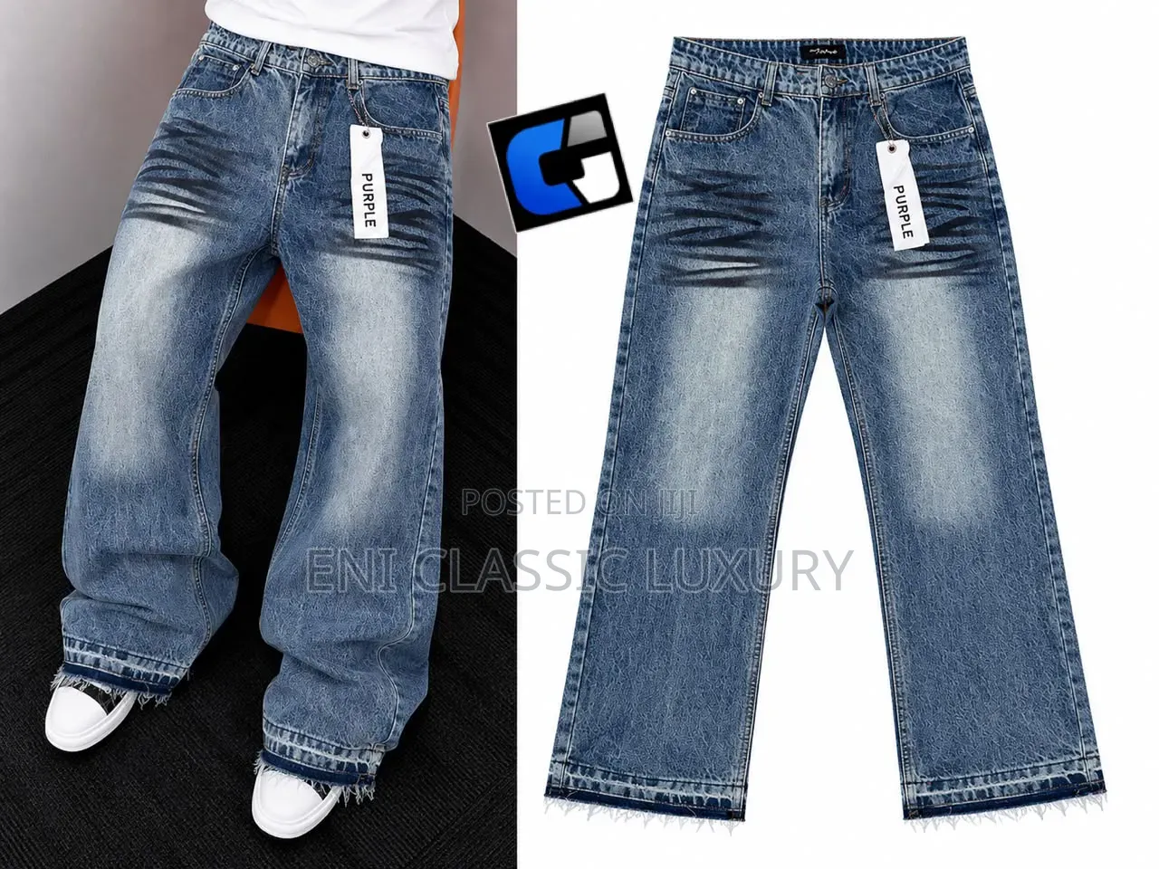 High Demand Luxury Men's Cargo Jeans Best Quality Well Branded