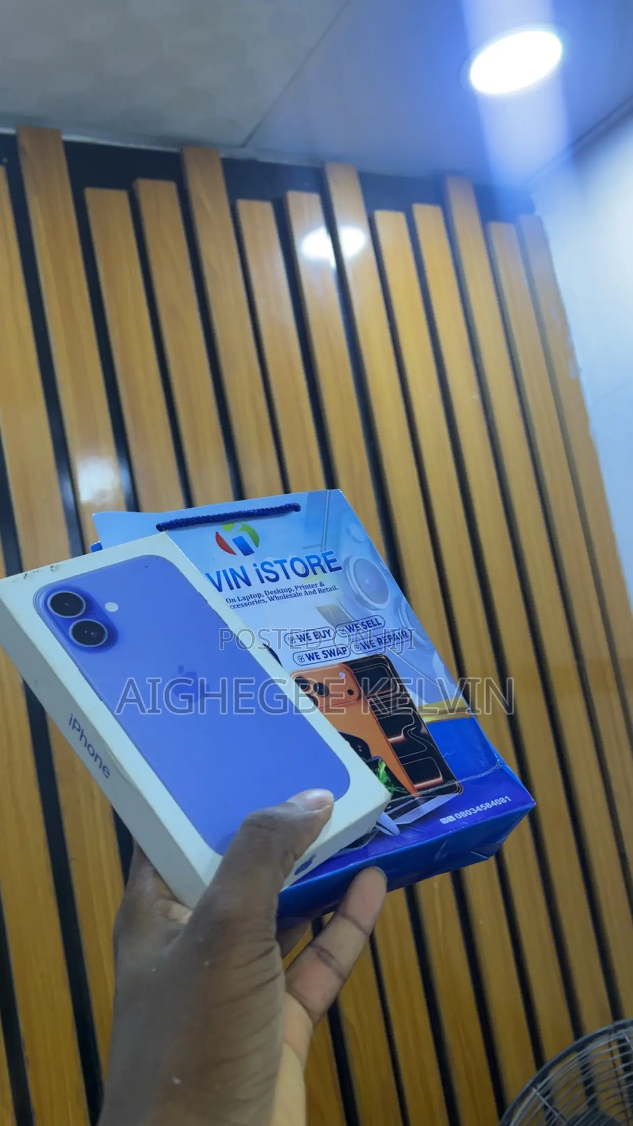New Apple iPhone 16 128 GB Blue