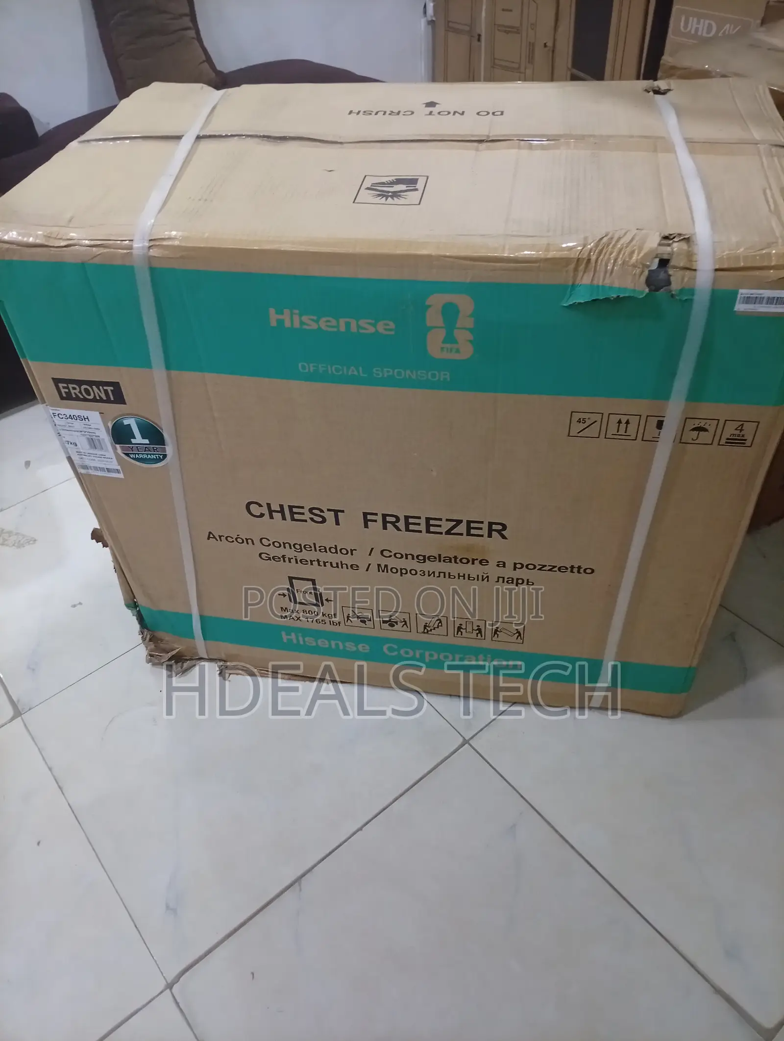 Hisense FC340SH 250 Litres Chest Freezer With Fast Freezing Technology