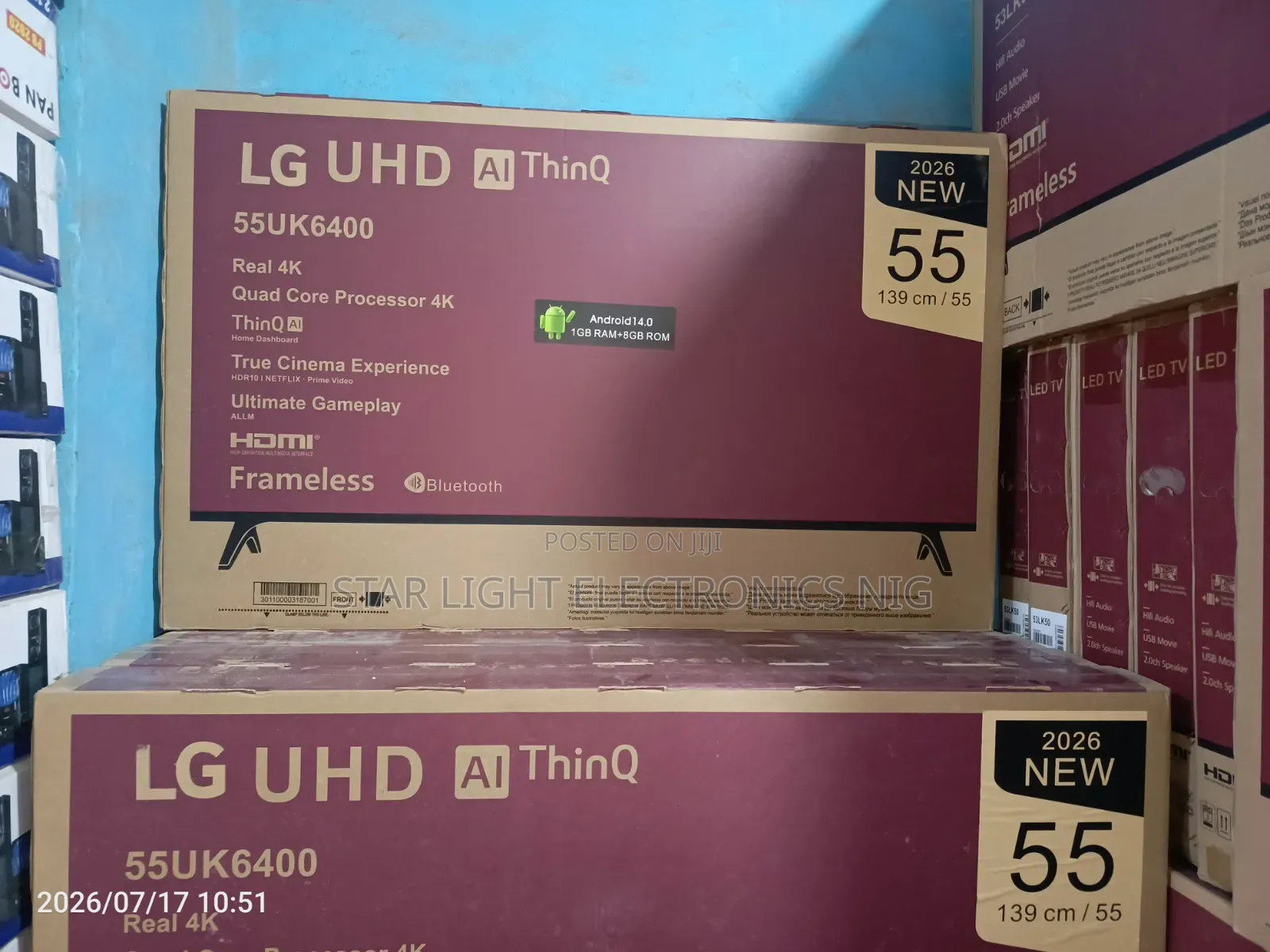 55 LG Smart TV