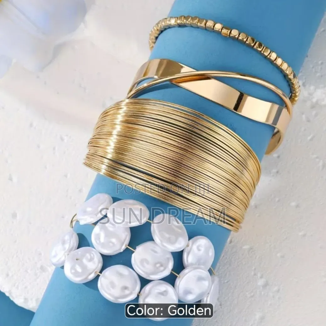 Birthday Gift Set Bangles Woman Golden Bangle Lady Gift