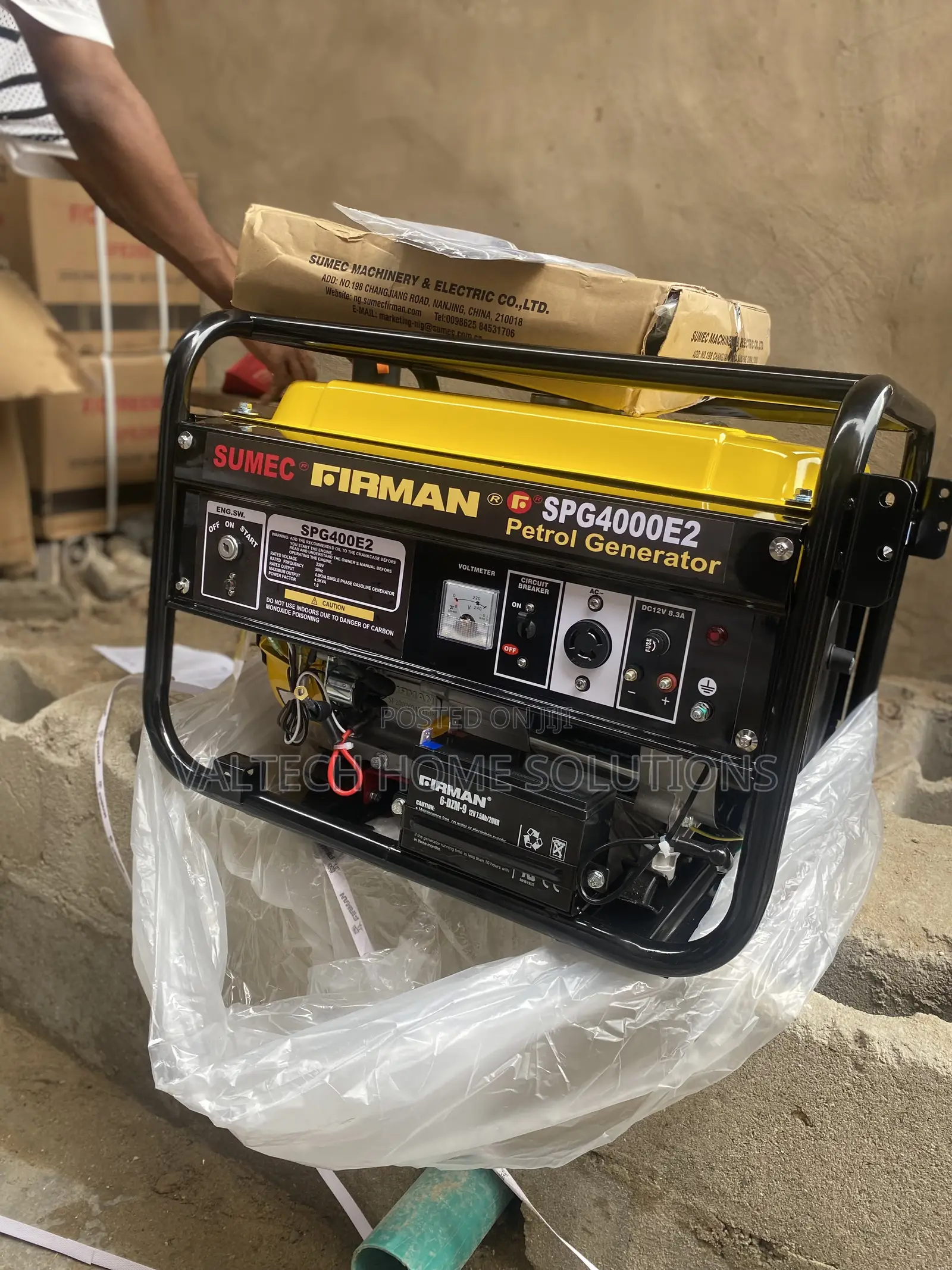 Powerful 4.5KVA Fireman Petrol Generator With Key Starter