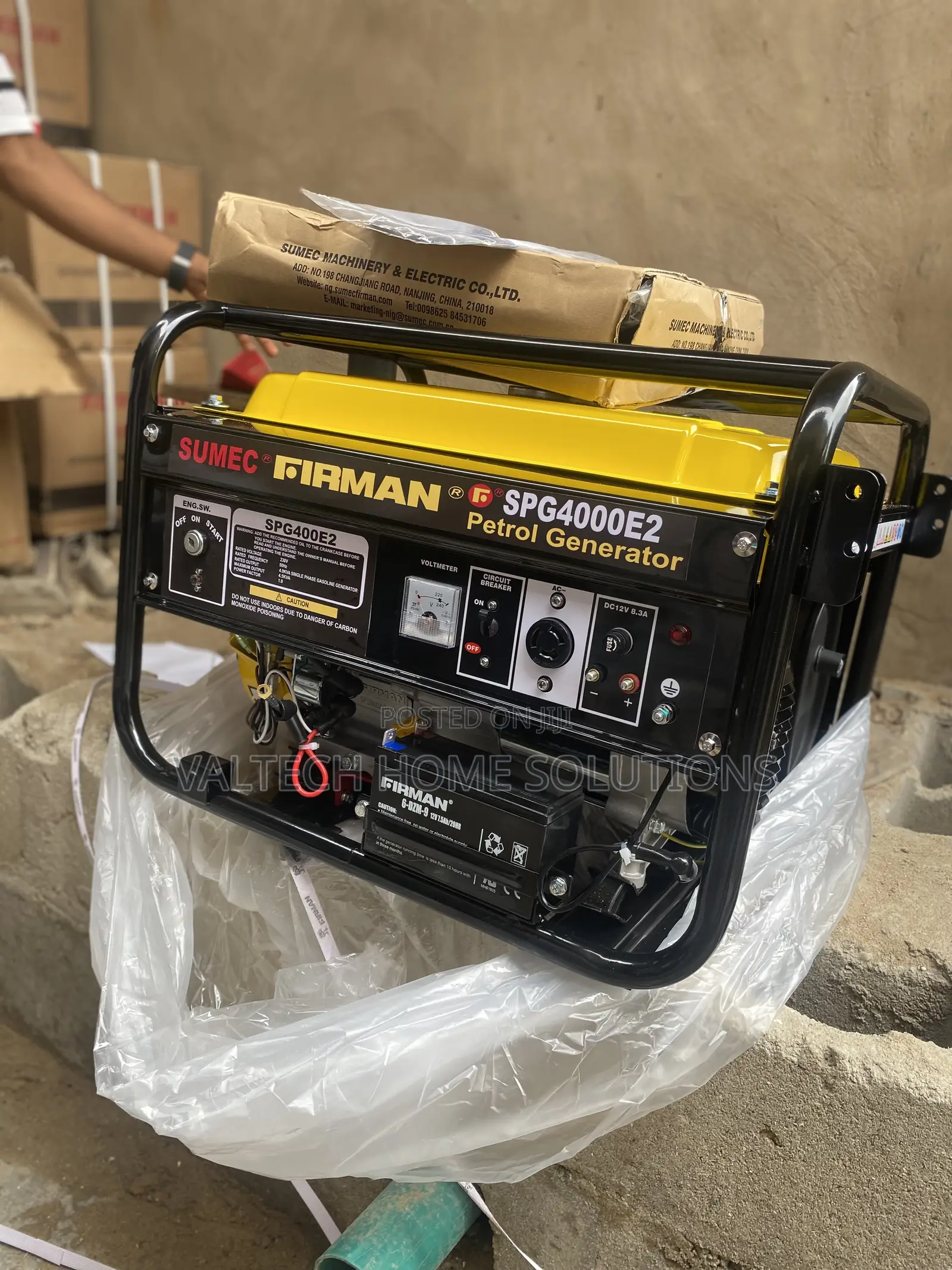 Powerful 4.5KVA Fireman Petrol Generator With Key Starter