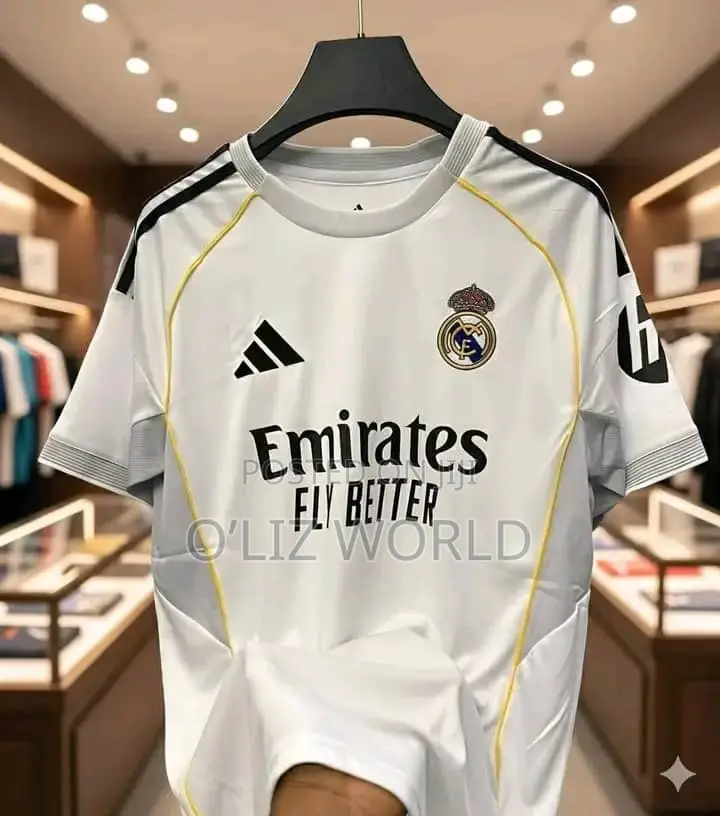 Adidas Real Madrid 2025/2026 Home, Away and Third Kit Jersey