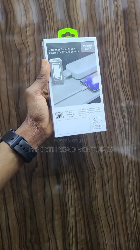 20000mAh 120W Fast Charging Power Bank Built-in Cables