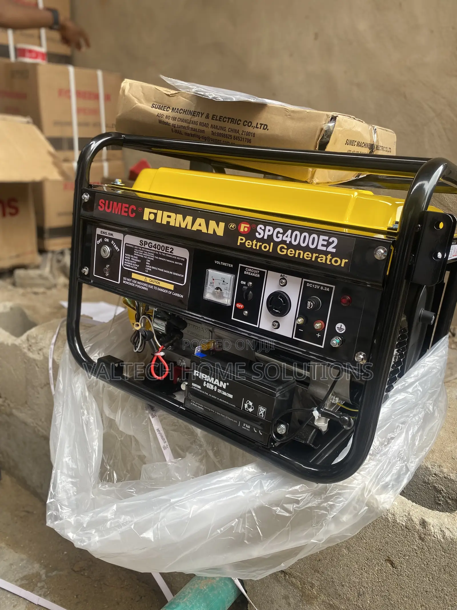 mFireman 4.5KVA Key Start Generator – Reliable Power Anytime