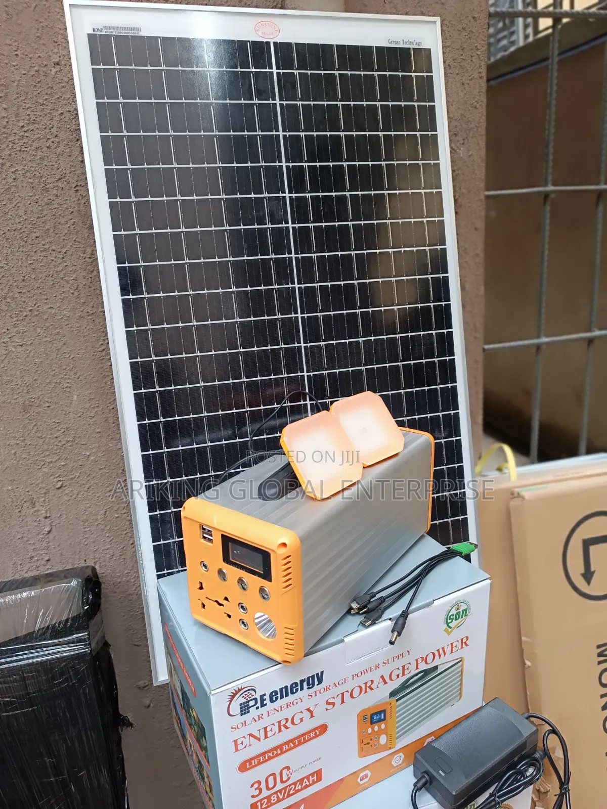 All-in-One Solar Home Lighting Power Kit