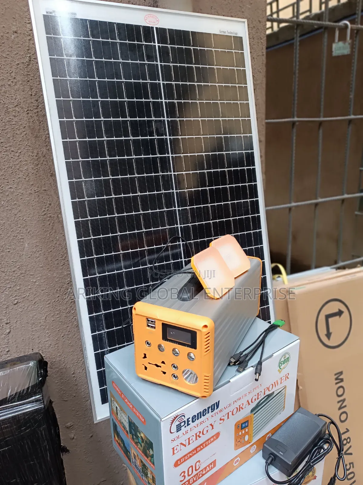 All-in-One Solar Home Lighting Power Kit