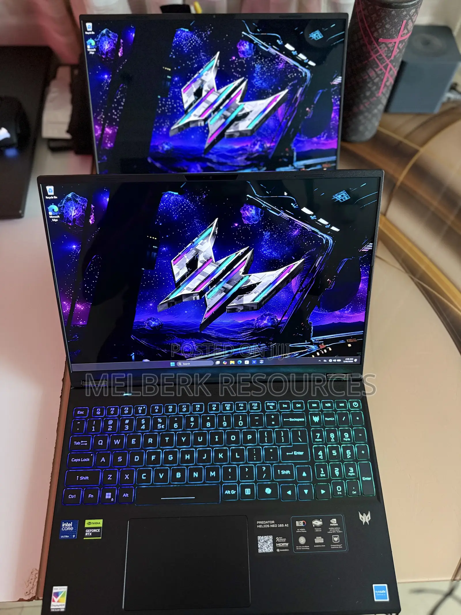 New Laptop Acer Predator Helios Neo 16 32GB Intel Core Ultra 9 SSD 1T
