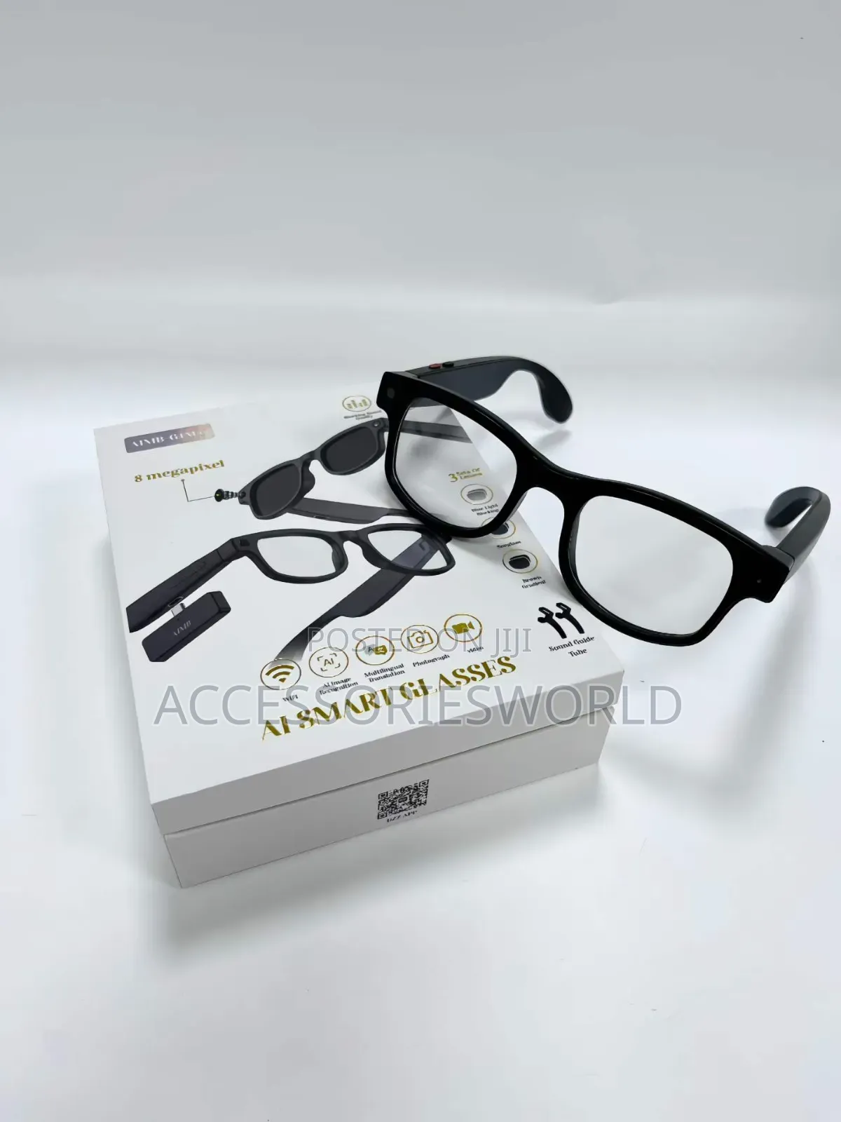 AIMB-G1 Max 800megapixel AI Smart Glasses With Portable Charging Case